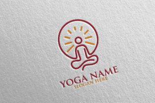 Lotus Flower Logo 16 for Yoga and Spa
