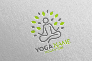 Lotus Flower Logo 25 for Yoga and Spa