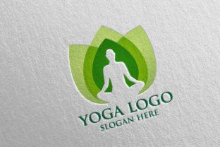 Lotus Flower Logo 31 for Yoga and Spa