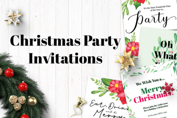 Watercolor Christmas Party Invitations: A Timeless Choice for a Thoughtful Celebration