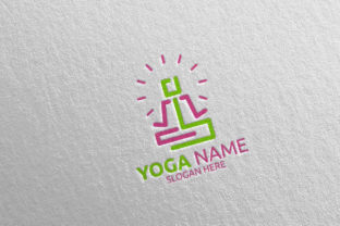 Yoga and Spa Lotus Flower Logo 54: A Versatile Design Asset for Wellness Brands