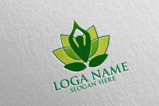 Yoga and Spa Lotus Flower Logo 66: A Versatile Design Asset for Wellness Brands